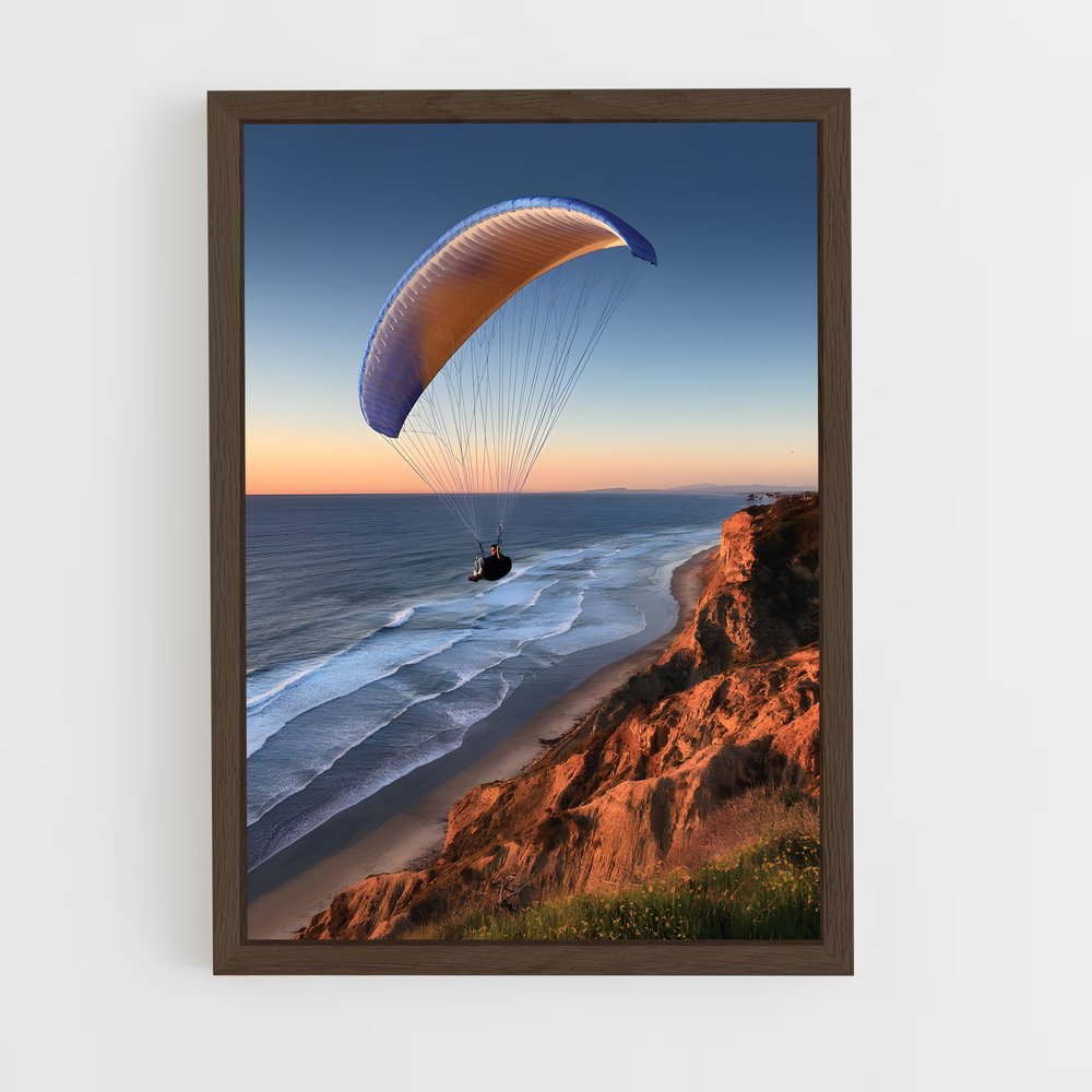 Poster Hang gliding – affiche Deltaplane (vue 5)